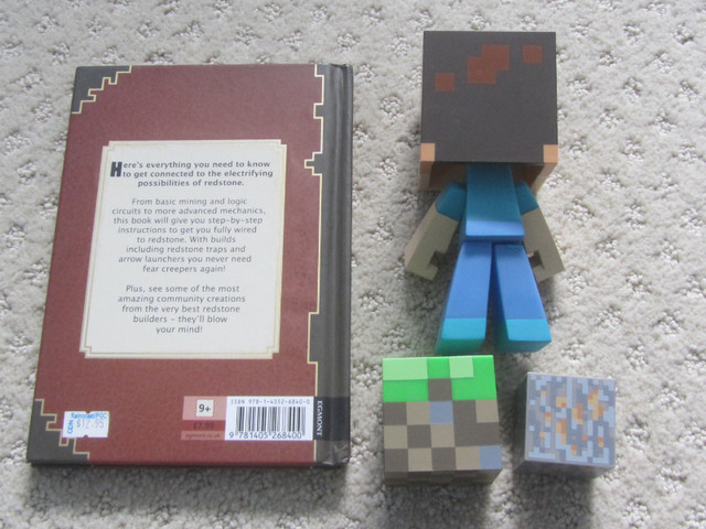 Minecraft Redstone Handbook And Steve Figure & Accessories in Toys & Games in London - Image 2