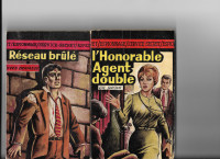 Box of 20 Mystery Books in French - Thrillers.