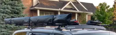 YAKIMA SLIMSHADY 8ft VEHICLE AWNING with Lock-USED ONCE purchased from Rack Attack for over $700 plu...