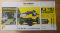 Karcher K3 follow me pressure washer 