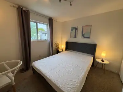 - located trulls and highway 2 - FURNISHED - 2 min walking to bus stop, Starbucks, shoppers , food b...