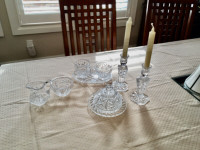 Pinwheel  leaded crystal collection selling as sets View prices
