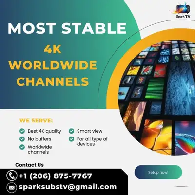 Most Stable channels - Latest 4k content , View more