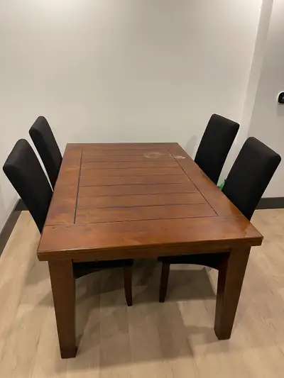 Dining Table and 5 chairs, View more