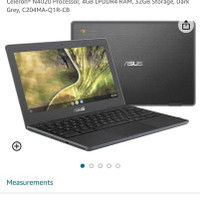 ASUS Chromebook C204, 11.6" 180 Degree HD Display, Intel® Celero