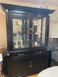 Wooden hutch / buffet / cabinet - lots of storage and 