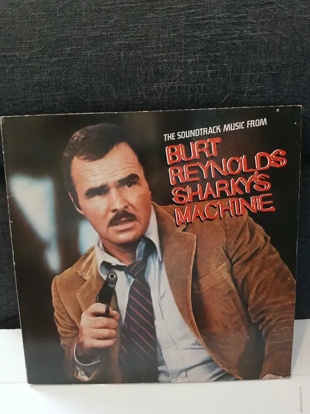 burt Reynolds sharky's machine movie music soundtrack record ex