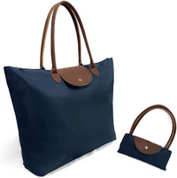 Tote Lightweight Packable Handbag Foldable 2 in 1