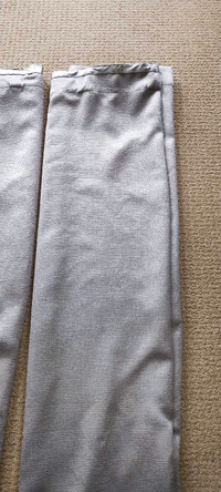 Curtains (dnky) Grey back tab