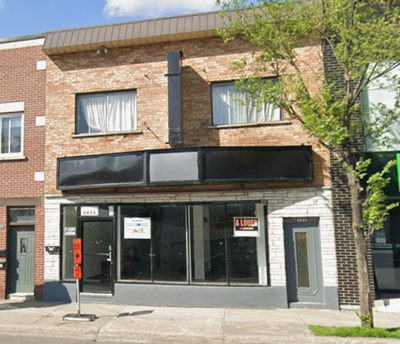 Local commercial rénové dans le secteur recherché Rosemont-petite Patrie. Approx. 2400 pieds carrés...