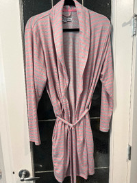 Pink/Grey Housecoat - Large