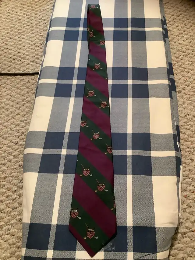 polo Ralph Lauren vintage men’s tie, polo crest  in Men's in Cambridge - Image 5