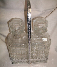 Vintage Liquor Bottle Set