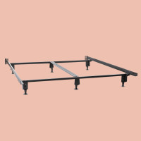 Douglas mattress Queen size metal bed frame and foundation