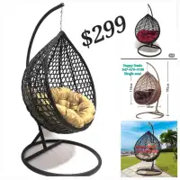 Sale on Egg Swing Chair with stand, Cushion 