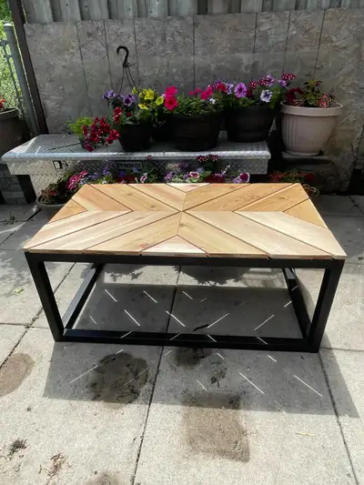custom patio coffee table, View more