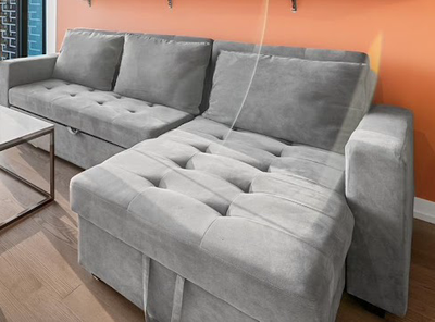 Structube Sectional Sofa-Bed w/ Storage (Interchangeable Chaise), View more