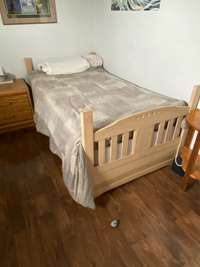 Twin bed with storage and mattress for sale in Beds & Mattresses in Kingston
