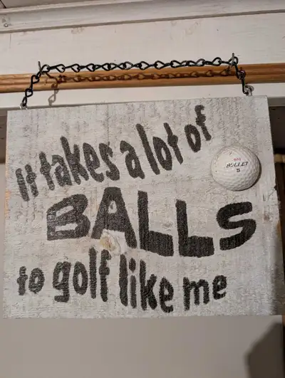 Golf Sign, View more