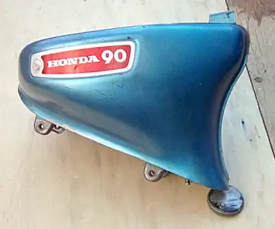 1965 1966 Honda Cm90 Parts , Air filter box and tube $ 90 , Foot pegs $ 90, Tank $95, Center stand $...