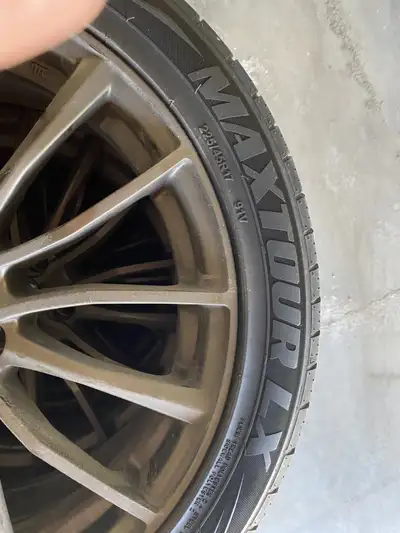 Advanti Racing wheels and Maxtour LX tires from a 2015 Lexus IS250. I don't what other models or mak...