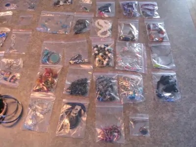 Estate sale, 27 necklaces, 11 broaches or pins, 11 bracelets, individually packaged. can be viewed b...