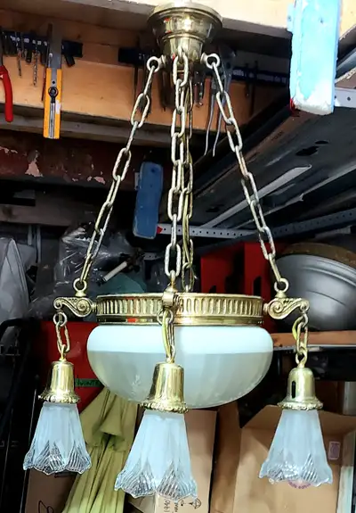 Very old Front Entrance Chandelier, View more