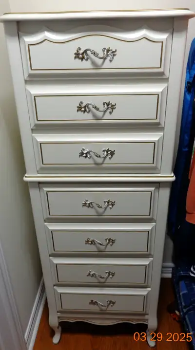 French Provincial Style 7 Drawer Lingerie Chest, View more