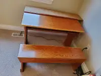 Large solid wood study desk