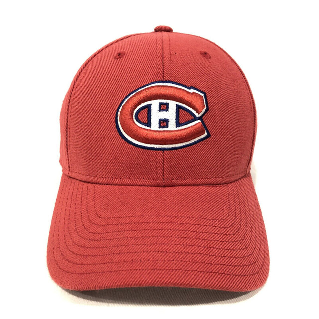 MONTREAL CANADIENS RED REEBOK ADJUSTABLE CAP HAT NHL ORIGINAL dans Hommes  à Ville de Montréal - Image 2