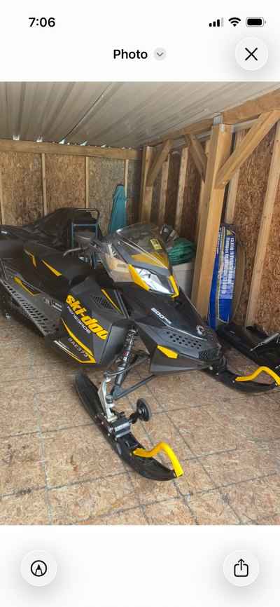 Mint condition. One owner. Always stored inside. Comes with back rack and wheels on skis.