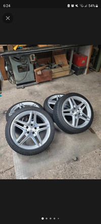 18" Mercedes AMG wheels w/ New Tires