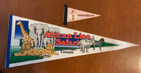 Vintage Pennants Ontario Attractions African Lion Safari plus..