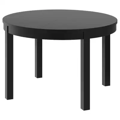 Extendable round dinning table set, View more