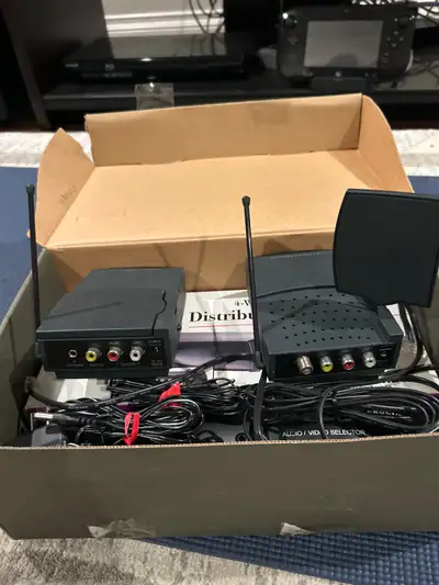 wireless A/V transmitter and receiver system , View more