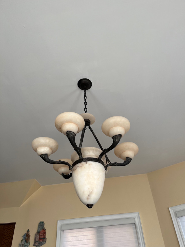 Alabaster Ceiling Light Fixture in Indoor Lighting & Fans in Markham / York Region