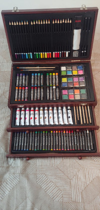 Deluxe Art Creativity Set (175 pcs, Sketchpads included)