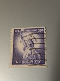 Statue of Liberty Vintage U.S. 1954 Stamp HTF