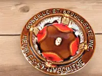 Vintage Cendrier Meuble Gobeille et Brouillette de St-Hyacinthe