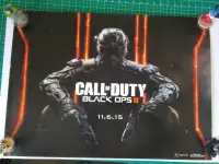 Call of Duty Black Ops 3 - 2015 Gamestop Exclusiv 2-Sided Poster
