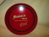 Monarch Beer ~ Tin Tray ~ Vintage