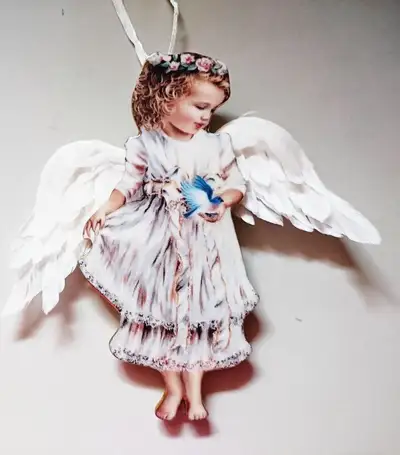 Bradford Editions "Gentle Guardian" by Dona Gelsinger Ornament, View more