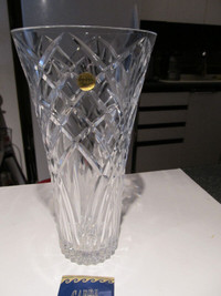 24% lead Capri Italy crystal vase 12" high./Brand new/