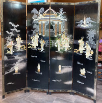 Paravent Asiatique Room Divider Mother of Pearl