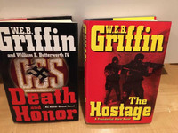 Novels by W.E.B. Griffin - $10 each, hard cover