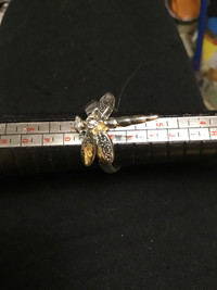 Lovely Silver Dragonfly Ring