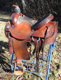 15" American Saddlery All-Around Rope saddle, Dawson Creek  BC