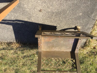 Solid Brass fireplace or stove wood log holder