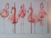 3 set flamingo picture
