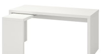 GENTLY used Ikea Malm desk $50